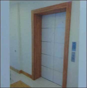 White Designer Elevator Doors