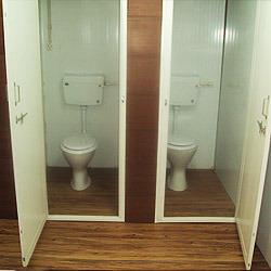 Durable VIP Toilet Bunk House