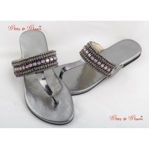 Metallic Glossy Base Chappals