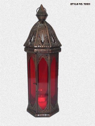 Copper Antique Moroccan Lantern