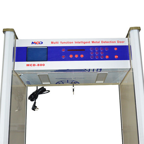 6.0" Large Screen LCD Walk Through Metal Detector