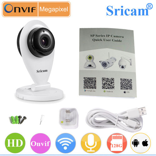 SP009A HD 3.6MM Lens Wireless ONVIF IP Camera