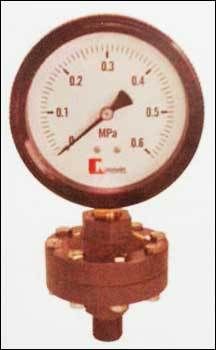 All Plastic Diaphragm Seal Pressure Gauge