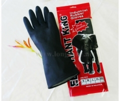 Heavy Duty Black Industrial Rubber Gloves at Best Price in Bukit