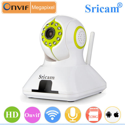  Sricam SP006 HD P2P हाई डेफिनिशन कलर CMOS सेंसर इंडोर आईपी कैमरा