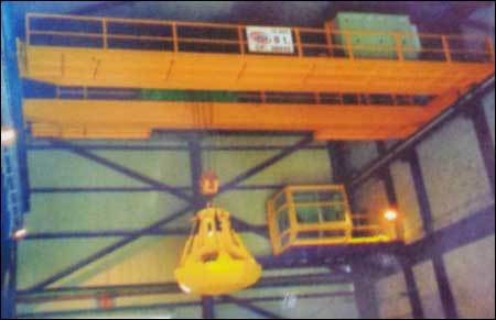 Double Girder Crane With Crab With Crab Bucket