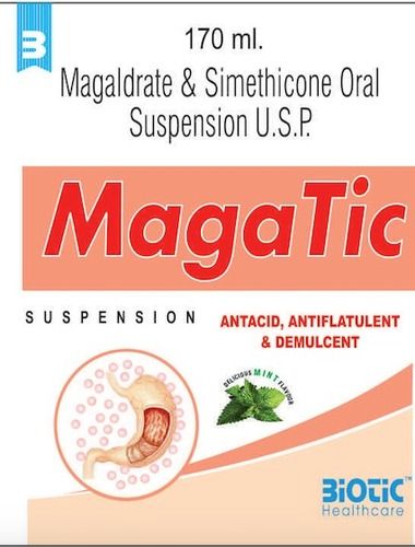 MagaTic Magaldrate and Simethicone Oral Suspension U.S.P