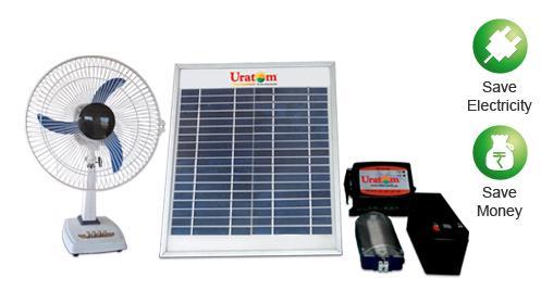 Solar LED Home Light System - Complete Kit with Solar Panel, Battery, Inverter | Powers Lights, Fan, Mobile Charger, TV, Ideal for Remote Areas