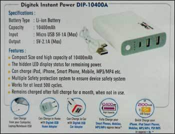 Digital Instant Power Battery