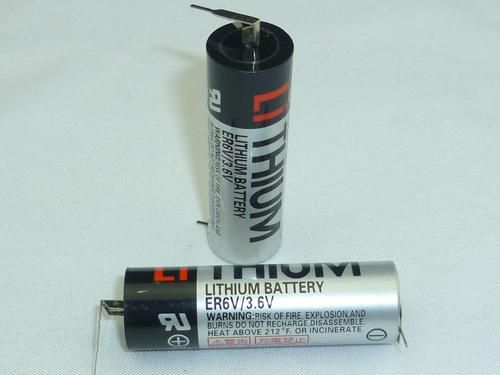 ER6V/3.6V PLC LITHIUM Battery (Toshiba)