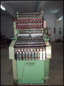 Three Phase Jari Tape Making Needle Loom Inbuilt with 1 Hp Elec.Break Motor