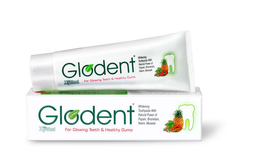 GLODENT - Natural Tooth Whitening Toothpaste - 100gms
