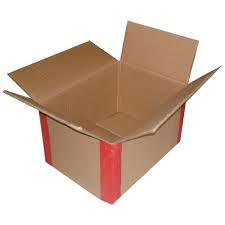 Corrugated Box With Corner Cloth Strips