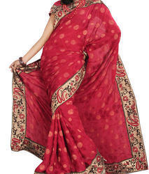 Crepe Embroidered Sarees