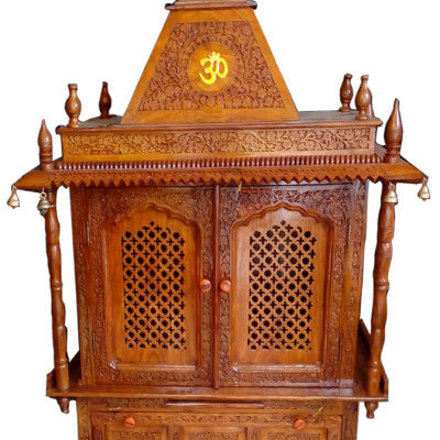 Handcrafted Wooden Mandir