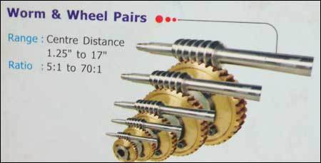 Worm And Wheel Pairs