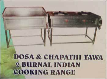 Dosa and Chapathi Tawa 2 Burnal Indian Cooking Range