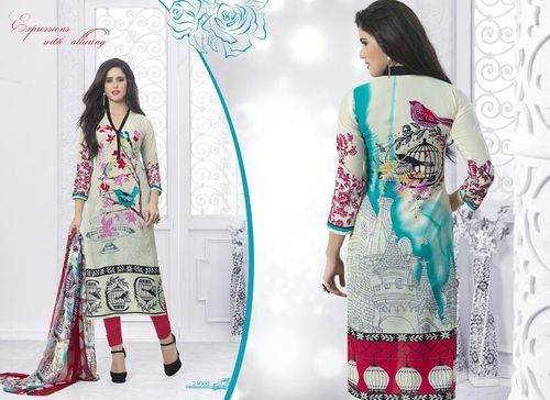 Ladies Wear Printed Suit