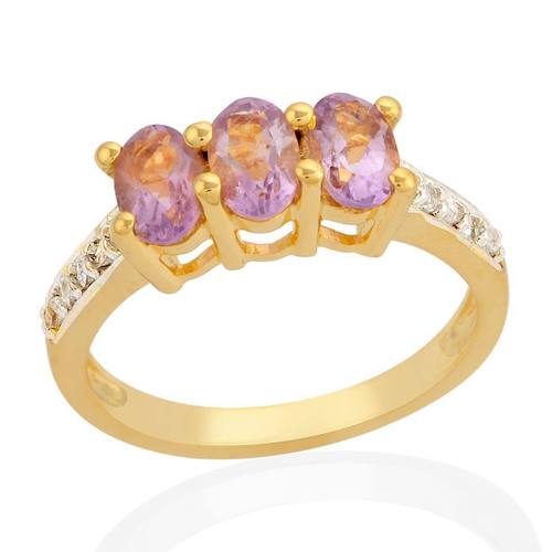 Amethyst Stone Beautiful Ring