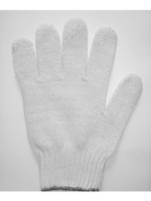 Cotton Knitted White Hand Gloves