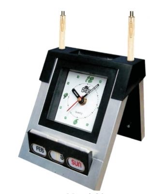 Calender Clock With Pen