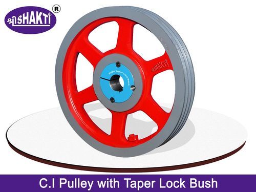 Durable C I Pulley With Taper Lock Bush