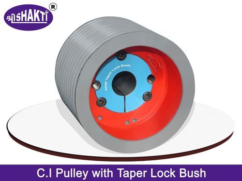 Industrial C.I. Pulley With Taper Lock Bush