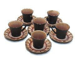 Black Stoneware Tea Set