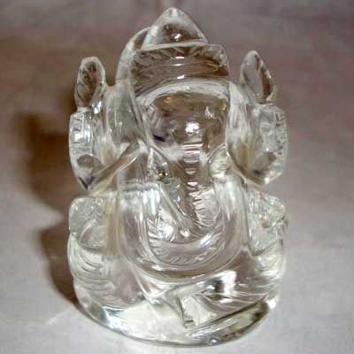 Crystal Ganesh Idol