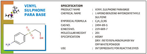 Vinyl Sulphone Para Base