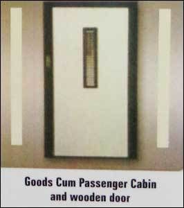 Goods Cum Passenger Cabin And Wooden Door Lift