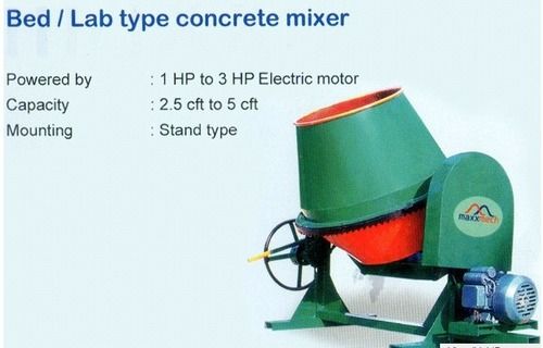 Bed Lab Type Concrete Mixer