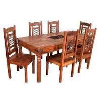 Wooden Dining Table and Chair