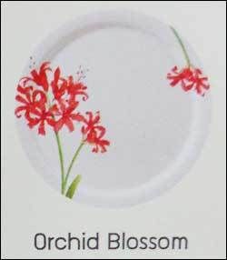 Orchid Blossom Round Plate