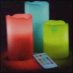 LED Perfume 12 Colors Wax Candle with Remote