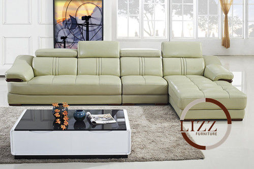 Large Leather Sectional Sofas (L. PA07)