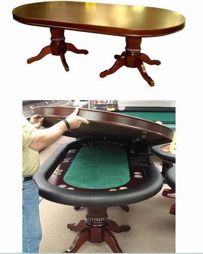 Solid Wood Poker Dining Table