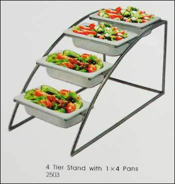 4 Tier Stand With 4 Pans