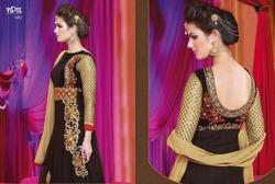 Black Georgette Designer Anarkali Salwar Suit