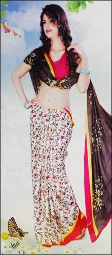 Designer Printed Saree