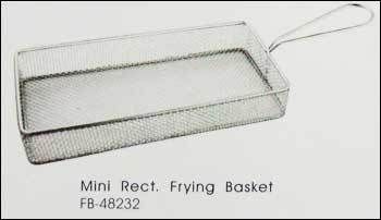 Highly Durable Mini Rect Frying Basket