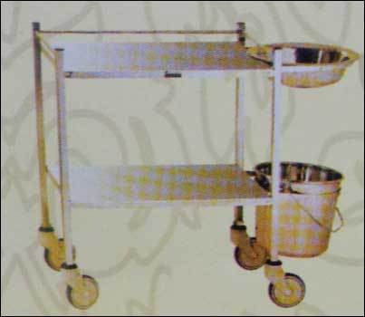 Dressing Trolley With Bowl and Bucket 511