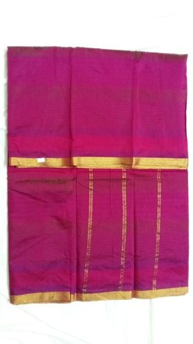 Pink Color Cotton Saree