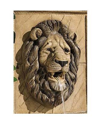 Quick Dry Lion Head Fountain Sculptures