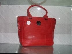 Ladies Red Leather Bag