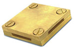 Brass Square Clamp