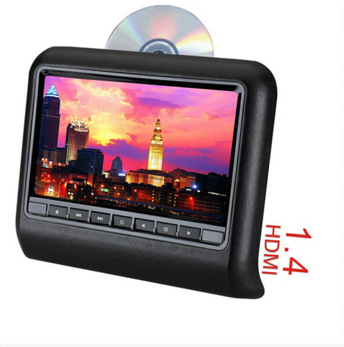 9"HD LED Active Headrest DVD Player With HDMI Input