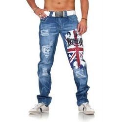 Men's Printed Jeans