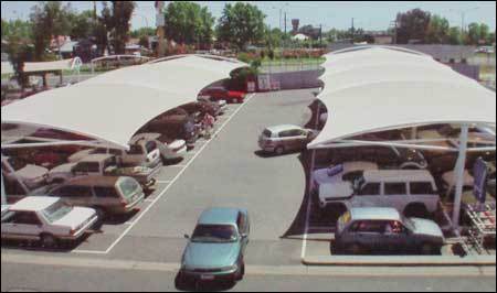 Highly Durable Shade Structure For Parking