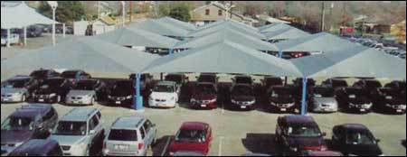 Modern Shade Structure For Car Parking